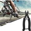 Butyeak Catena Pinza, Pinze per Catene di Biciclette, Bicicletta Quick Link Apri Chiudi Strumento 2 in 1 Apri e Chiudi Pinza, Facile Utilizzo Catena di rimozione Pinza Portatile per Road Mountain Bike