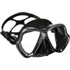 Mares X-Vision, Maschera per Immersioni in Silicone con Ampio Campo Visivo, Adulto, Unisex, Antracite e Nero