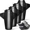 FETESNICE 2 Pezzi MTB Mudguard- Mountain Bike Protection Board da 29 Pollici in Fibra di Carbonio Testurizzata Anteriore e Posteriore con 10 attacchi Via Cavo. (FJ-MS-4PCS)