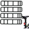 Generisch Fasce di supporto in silicone per fanali anteriori e posteriori, fissaggio specchietto per bicicletta, computer di bordo e fotocamere, corde di fissaggio elastiche, per attrezzature da bicicletta