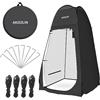 IPEB Tenda da doccia portatile pop-up,con borsa per il trasporto,1.2*1.2*1.9M