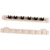 Baoblaze Porta Stecche da Biliardo a 6 Fori Porta Stecche in Legno Portatile per Bastoncini da Tavolo Stecche da Biliardo Mensola a Muro Porta Stecche da, Bianco