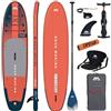 CampSup Aqua Marina Atlas 12'0 + Dual-Tech Paddle - Tavola gonfiabile per principianti - Stand Up Paddle Board Set completo - Limited Edition rosso