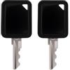 Fukaisu 2pz Chiavi per Carrello Golf per Club Car 1B, Chiave Ricambio Carrello Golf in Plastica e Metallo 105068002 e 101974701 Accessori Pratici con Taglio Precisione