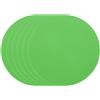 PATIKIL Marcatori Spot 4 Pollici, 6 PCS Punti Antiscivolo per Pavimento Marcatori Agilità Coni Piatti Poli Punti per Palestra PE Allenamento velocità Ballo Calcio Basket Sport, Verde
