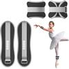 BOUFEIDA Pesi per Caviglie 2 Pezzi, Cavigliere Pesi per Piede/Polso - Adatti a Principianti e Bambini per Esercizi di Danza, Camminata, Jogging e Fitness (Nero, 0,5KG)