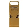 Fox 40 Titan Premium Doppio Tono Titanio Fischietto - Oro