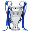 Aenglcvsm Trofeo Champions Calcio Coppa Replica Trofeo Resina Lega Sportiva Champions Collezione di Souvenir di Decorazioni per Casa Ufficio Regali per Tifosi 16cm