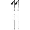 LEKI Skytera FX Carbon SL - Bastoni da passeggio pieghevoli, regolabili, leggeri, per escursioni, impacchettamento rapido e alpinismo, 110-130 cm, colore: bianco/nero-arancione