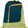 ergobag Prime Gym Bag practica Sacca Sportiva, 11 litro, può Essere fissato allo Zaino, con Tasca Frontale UnstoppBearable - Nero