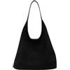EEJBYTDI Borsa Tote in Pelle Scamosciata per Donna, Marrone, a Tracolla per Lavoro, Morbida (Coffee)
