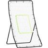 HOMCOM Rete Elastica Rimbalzo da Baseball, Rete per Lanci Battute di Baseball Rimbalzatore Portatile, Rete da Calcio, per Softball, 90x80x140cm, Nero