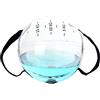 Lawnrden Sacca d'acqua|Sacca d'acqua da allenamento Baseball Palla fitness gonfiabile con ponderazione trasparente Aqua Punch regolabile con maniglia per allenamento del core e dell'equilibrio