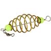 Oniissy 20 esche a molla per pesca alla carpa, per pesca in linea, in acciaio inox, 8 x 5 x 3 cm, verde (confezione da 20)