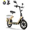 TWOFISH Monopattino Elettrico Omologato per la Circolazione Stradale (EEC), Scooter Elettrico da 14 Pollici per Adulti con Batteria da 48 V 13 Ah, Portata 120 kg, Autonomia 30 km (Nero-Arancione)