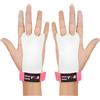 YNR Guanti da ginnastica per palmo e mani, per bambini, per principianti, protezione del palmo della mano, guanti da ginnastica in pelle (XS, rosa)