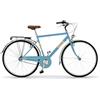 Via Veneto Bazam Via Veneto the Original - Bicicletta Uomo Allure Man 28" One Speed, Cambio Monomarcia, Taglia 54, Grigio Gallante, City Bike Retrò Vintage in Acciaio | VV603M