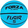 FORZA Pallone Da Basket in Gomma Flair | Palla Da Pallacanestro Resistente | Taglia 3,5, 6 & 7 | Eccellente Grip | Utilizzo Indoot & Outdoor (Misura 6 | Verde, Pacco Da 1)