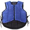 Segrehy Bambini Giubbotti equestri Schiuma Imbottita di Sicurezza Imbottito Cavallo Protettivo Protezione protettore Blu Regolabile Assorbimento di Urti Comodo per i Bambini Che cavalcano (Cl)