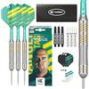 Target Darts Rob Cross 22G Brass Steel Tip Darts Set - Set di Freccette di Tensione, Rob Cross Player Edition, Kit Completo di Freccette con Punta in Acciaio, Portafoglio di conservazione Incluso