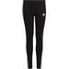 Adidas, Leggings, Ghette, Nero Bianco, 7-8A, Donna