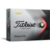 Titleist Pro V1X Palla da golf, da uomo, giallo, standard