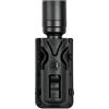VEGA HOLSTER Porta torcia rotativo da cintura in polimero per torce con diametro circa 33 mm - 8VP61