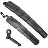 Generic Parafanghi per mountain bike, parafango telescopico anteriore e posteriore per bicicletta, regolabili, per pendolarismo urbano, viaggi su strada, mountain trail touring, viaggi, adatto per ruote da 24