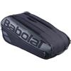 Babolat, borsa sportiva per racchette modello Cross Court, capacità 65 litri, nero, ultra resistente, due scomparti principali, tre tasche accessori, porta schienale, materiale idrorepellente