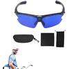Hominas Occhiali Cerca Pallina da Golf, Golf Ball Finder Glasses Occhiali Blu per la Ricerca di Palline da Golfs con Custodia per Uomini o Donne