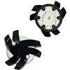 weiemgs 20 Pezzi Golf Spikes Con Chiave - Compatibile Con FootJoy, Nike, Callaway, Puma, ASICS, SQAIRZ, Johnston & Murphy, Payntr, Under Armour, Adidas, Okaley, Fast Twist 3.0, Sistemi(Black White)