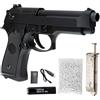 Generico Pistola Softair CM 92, con Batteria Li-Po, Caricabatterie, 1000 Pallini e Carichino Inclusi - Replica Airsoft Tattica in Plastica Resistente, potenza 0,8 joule (1000 PALLINI)