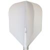 COSMO DARTS Plumas fit flight 6 unid. shape blanco natural