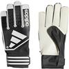 adidas Unisex Goalkeeper Gloves (W/O Fingersave) Tiro Gl CLB J, Black/White/Black, HN5608, Size 4