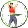 Tunturi 14TUSFU276 Hula Hoop - Cerchio Ginnastica Per Addominali - Verde - 1,8 Kg, Unisex - Adulto, Green, 1.8 kg