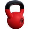 GORILLA SPORTS® Kettlebell - Singolo/Set, 2-32kg, Impugnatura Ergonomica, in Ghisa, Rivestimento in Vinile - Peso Sfera, Manubri, Pesi con Maniglia, Allenamento di Forza, Palestra, Casa, Fitness
