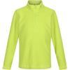 Regatta Kids' Hot Shot II Half Zip Fleece Jacket, Pile Bambina Bambino, Bright Kiwi,