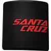 Gepinke Santa Cruz Bike Badge, adesivo per bicicletta da montagna, cartello decorativo personalizzato fai da te, adesivo in lega di alluminio morbida (Santa Cruz (rosso)