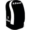 Zeus Zaino ULYSSE Borsa A Spalla Calcio Calcetto Basket Piscina Tennis Sport 33 X 30 X 52 cm (Nero-BIANO)