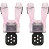 babominimer Confezione da 2 bocchini per immersioni in silicone modellabile, per snorkeling e regolatori SCUBA, bocchini per immersioni subacquee su misura per uso alimentare con doppia perdita (rosa)