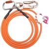 Cpolebev Corda di Posizionamento nel Filo d'Acciaio Kit di Corda Regolabile Posizionamento Arrampicata per Arboricoltori Scalatori di All'Aperto