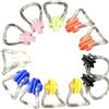 REYOK Clip da Naso per Nuotare 12 Pezzi Tappi Naso Piscina Silicone Stringinaso Nuoto Colorato Clip Naso per Nuoto Sincronizzato Artistico Tuffi Surf Bagno Adatto a Bambini Adulti Atleta Multicolore