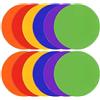 TuXHui Poly Spot Markers Coni piatti in gomma per pavimento 22,9 cm 12/18/24/30/36 pezzi antiscivolo Agility Dots cerchi in gomma per palestra, calcio, basket, sport, allenamento, danza, aula