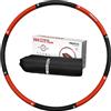 PROIRON Hula Hoop Fitness Staccabile, Hula Hoop per Bambini e Adulti, Ulaop Fitness con Comodo Imbottito in Schiuma per Sport, Perdita di Peso e Divertimento (Nero e Rosso)