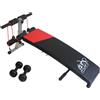 FFitness Panca Inclinata per Flessioni e Sit Up: Panca Regolabile per Flessioni su Panca e Sit Up su Panca Inclinata - Allenamento Completo per Addominali e Glutei