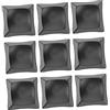 Anneome Supporto per Esposizione e Mantenimento Palla per Palloni da Calcio e Basket in Plastica Base Stabile Nero 9 Pezzi per Allenamento e Collezione Sportiva