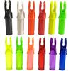MILAEM 50pcs frecce cocche per tiro con L'Arco Inserti Freccia Nock plastica Code per ID 6,2 mm Albero Freccia (Bianco)
