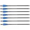 SHARROW 12pcs Frecce Balestra Bulloni Freccia di Carbonio 20 pollici Frecce per Balestra Crossbow Arrows (Blu)