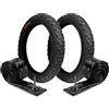 ECOVELO 2 Copertoni 12 1/2 X 1.75 2 1/4 (47-203) + Camere d'Aria per Mountain Bike Bambino | Pneumatici MTB Neri per Bicicletta