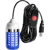 Generico Luce da Subacquea - LED USB Impermeabile Verde, Lampada da Notturna Attraente Portatile, Luce da Pesc A LED | per Piscina All'aperto Sea Ice River Dock Kayak Crappie Bass Trota Snook Gear